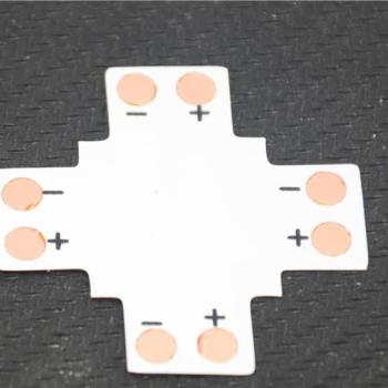 Elosztó elem , PCB , 10 mm-es LED szalaghoz , L, T vagy X elosztáshoz kép