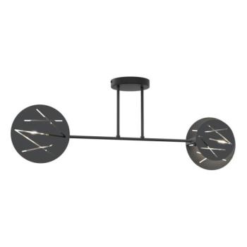 EMIBIG Csillár rúdon  FRICK 2xE27/15W/230V fekete  kép