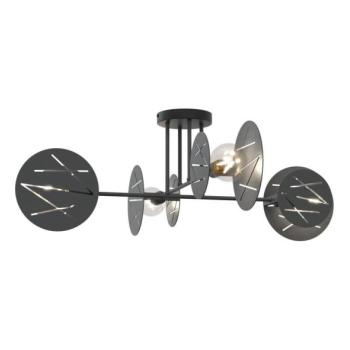 EMIBIG Csillár rúdon  FRICK 4xE27/15W/230V fekete  kép