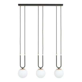 EMIBIG Csillár zsinóron GLAM 3xE14/10W/230V fekete  kép