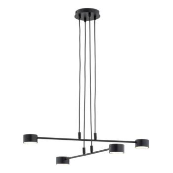 EMIBIG Csillár zsinóron MODUS 4xGX53/12W/230V fekete  kép
