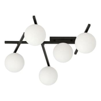 EMIBIG Mennyezeti lámpa SMART 5xE14/10W/230V fekete/fehér  kép