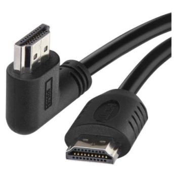 EMOS HDMI kábel 2.0 A-A dugó 90°, 5m kép