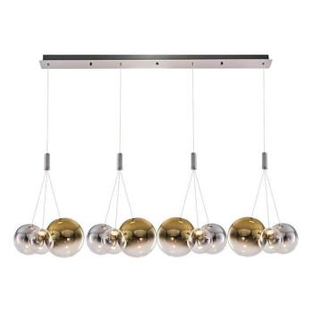  ENNA LED kábeles csillár 12xG9/5W/230V 3000K füstszínű/arany  kép
