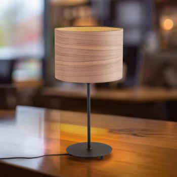 Envostar Furnér asztali lámpa dió Ø 25cm kép