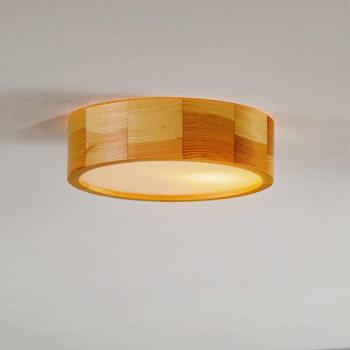 Envostar Kerio mennyezeti lámpa, Ø 27 cm, természetes fenyő kép