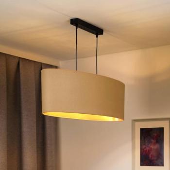 Envostar lógó lámpa Idun light beige 80 cm természetes anyag vegán kép