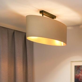 Envostar mennyezeti lámpa Idun light beige 80cm természetes anyag vegán kép