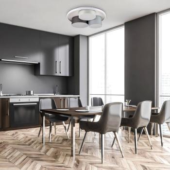 Eppan LED mennyezeti lámpa, három izzó, fényerőszabályzóval kép