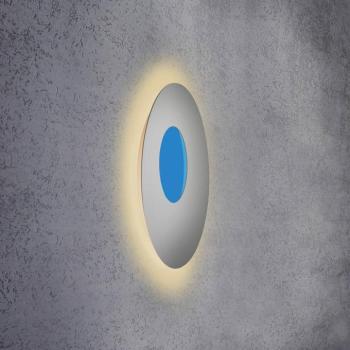 Escale Blade Open LED fali lámpa RGBW ezüst Ø59cm kép