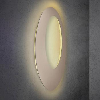 Escale Blade Open LED fali lámpa taupe Ø 95 cm kép