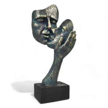 Estilo Home Asztaldísz 35x22x13 cm gyanta/patina  kép