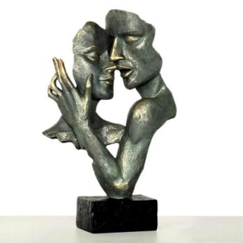 Estilo Home Asztali dekoráció 31,5x9,5x19 cm gyanta/patina  kép