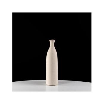 Estilo Home Fehér 25 cm magas kerámiaváza  kép