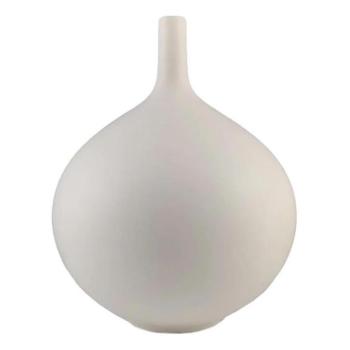Estilo Home Fehér kerámia váza, 24 cm  kép