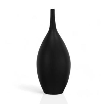 Estilo Home Fekete kerámia váza, 47 cm  kép