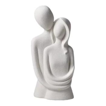 Estilo Home Szürke kerámia asztali dísz 20x9,5x7,5 cm  kép
