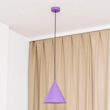  ETNA kábeles függőlámpa, 1x E27/15W/230V, Ø 25 cm, lila  kép