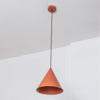  ETNA kábeles függőlámpa 1xE27/15W/230V átmérő 18,5 cm narancssárga  kép