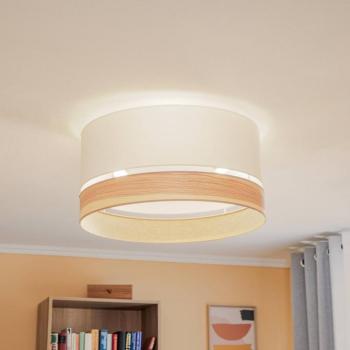 Euluna Levo mennyezeti világítás, Ø 60 cm, kőris/ecru kép