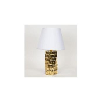 Eurolamp Asztali lámpa 1xE14/40W/230V fehér/arany  kép
