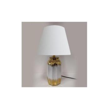 Eurolamp Asztali lámpa 1xE14/60W/230V fehér/arany  kép