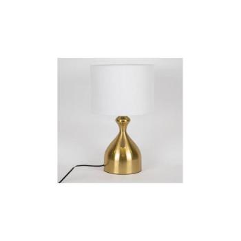 Eurolamp Asztali lámpa 1xE27/40W/230V fehér/arany  kép