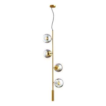 Eurolamp Csillár zsinóron 4xE27/10W/230V arany  kép