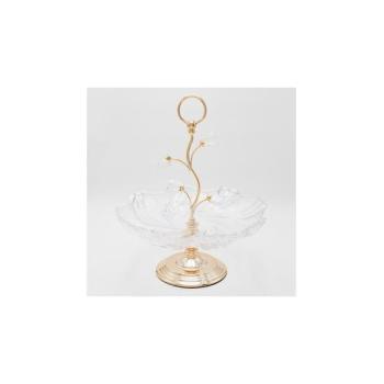 Eurolamp Dekoratív tálca 33x38,5 cm arany  kép