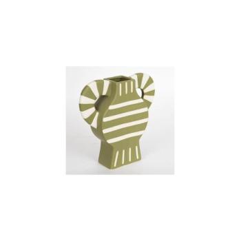 Eurolamp Kerámia váza 32x30,8 cm zöld  kép