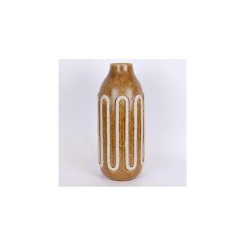 Eurolamp Kerámia váza 39x16,3 cm barna  kép