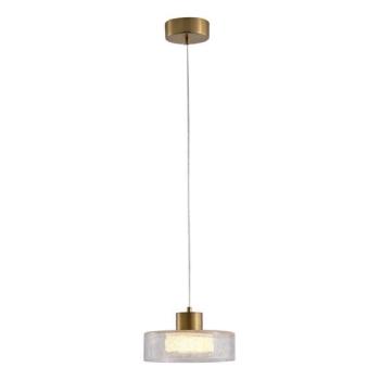 Eurolamp LED Csillár zsinóron LED/8W/230V 3000K arany/átlátszó pr. 20 cm  kép