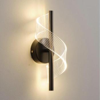 Eurolamp LED Fali lámpa LED/8W/230V 3000K fekete  kép