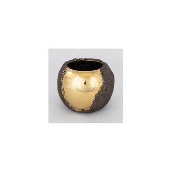 Eurolamp Virágcserép átm. 18,5 cm arany/barna  kép