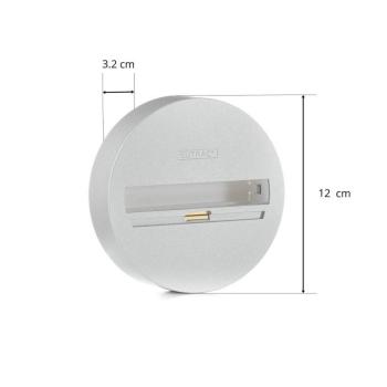 Eutrac Monopoint, felszíni szerelés, 3 fázisú, ezüst színű kép