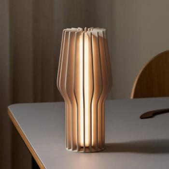 EVA Solo LED-es újratölthető asztali lámpa Radiant, bézs, gumi, IP44 kép