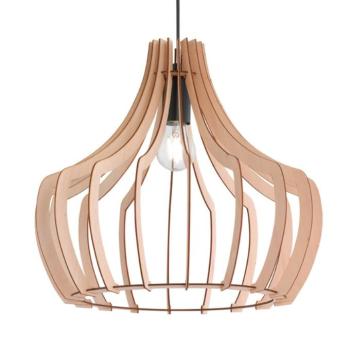 Fa függő lámpa Wood, 38,5 cm kép