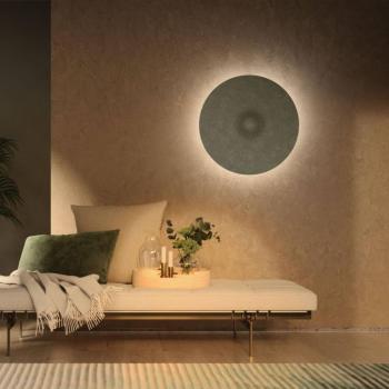 Fabbian Acustica LED fali lámpa, kék-zöld, 3000K, DALI kép