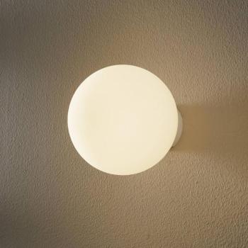 Fabbian Lumi Sfera üveg fali lámpa, Ø14 cm kép
