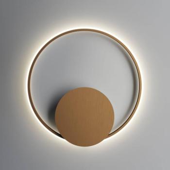 Fabbian Olympic LED fali lámpa 3,000K Ø60cm bronz színben kép