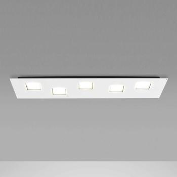 Fabbian Quarter - feh. LED mennyezeti lámpa 5 égős kép