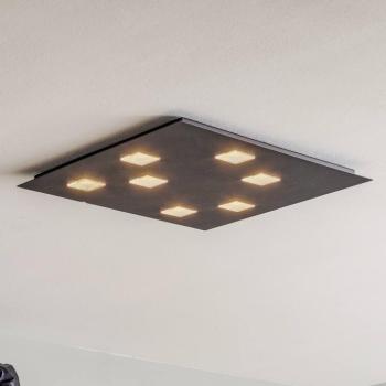 Fabbian Quarter - fek. LED mennyezeti lámpa 7 égős kép