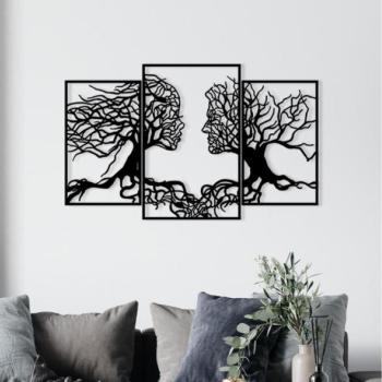  Fali dekoráció 116x71 cm Az élet fája fém  kép