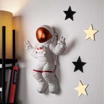  Fali dekoráció 47x35 cm astronaut réz  kép
