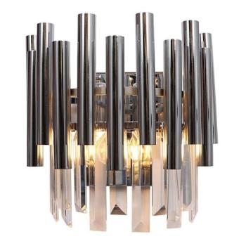  Fali kristály lámpa MADISON 2xE14/40W/230V króm  kép