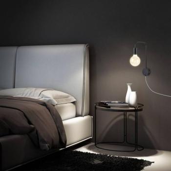 Fali lámpa Alva Comfort light retro, fekete kép