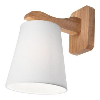  Fali lámpa ANDREA 1xE27/60W/230V tölgy/fehér  kép