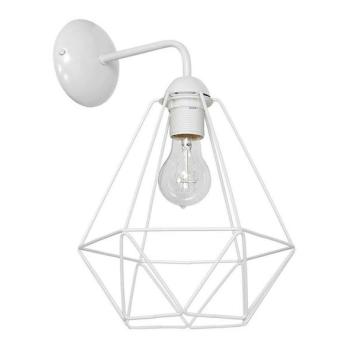  Fali lámpa BASKET 1xE27/60W/230V fehér  kép
