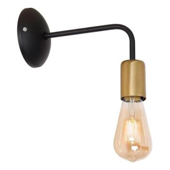  Fali lámpa BRENDA 1xE27/60W/230V fekete/arany  kép