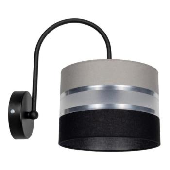  Fali lámpa CORAL 1xE27/60W/230V fekete/szürke  kép